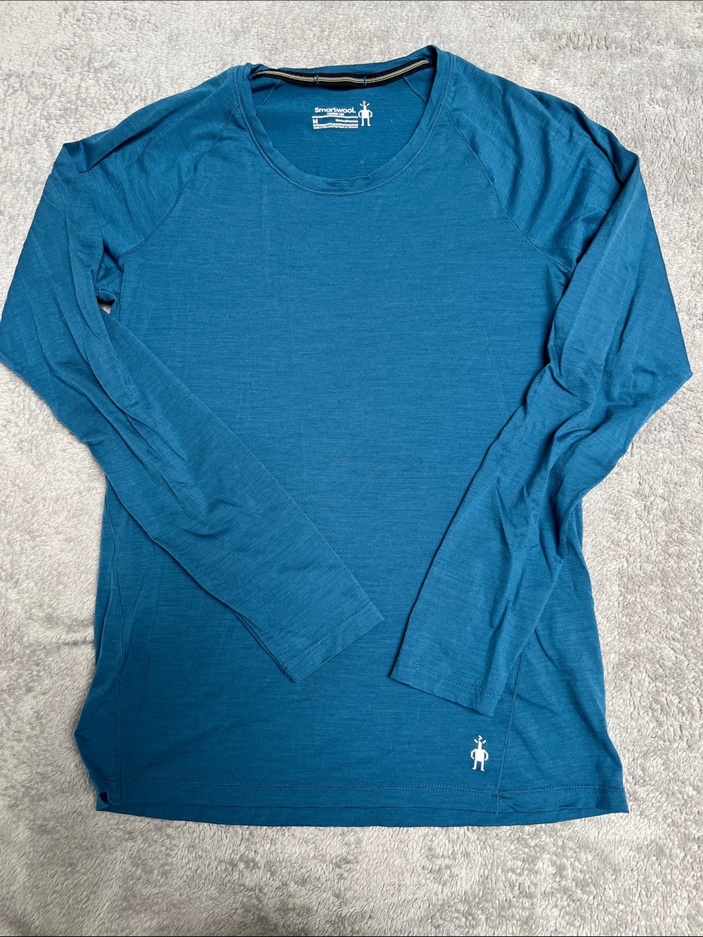 Smartwool Women’s Teal Long-Sleeve Crew Base Layer